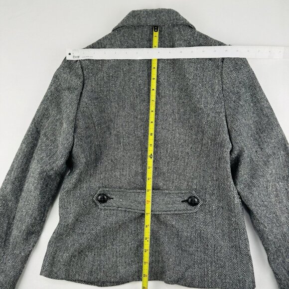 Dark Academia blazer women Lace Small Grey Coupé - Picture 8 of 12